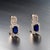 Unique Natural Sapphire Diamond Stud Earrings 14k W Gold 2.84 TCW Certified $6,950 215410 Nothing says, “I Love you” more...