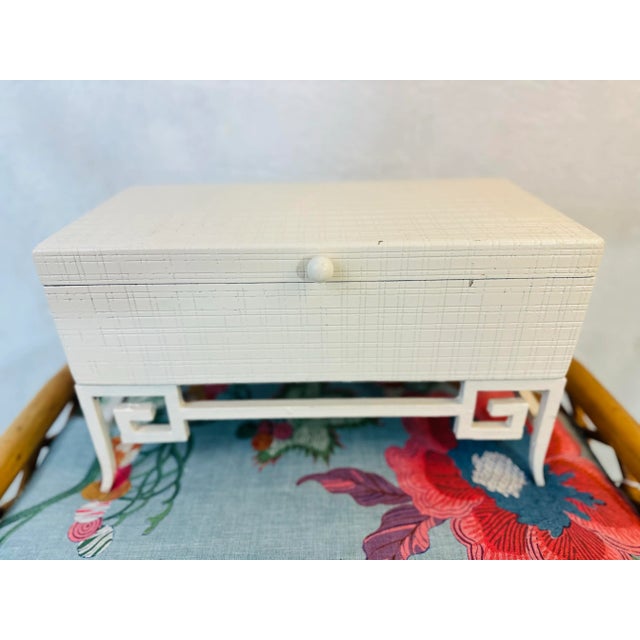 Hollywood Regency Vintage Decorative Storage Box For Sale - Image 3 of 8