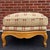 Baker Furniture Company Vintage Baker Furniture French Country Ottoman in Tan & Fruitwood For Sale - Image 4 of 12