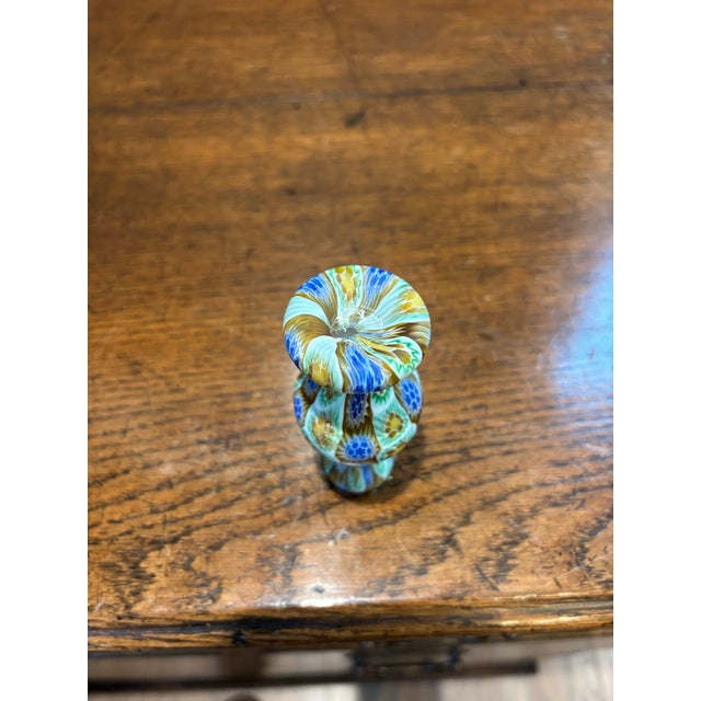 1900 - 1909 Early 20th Century Italian Murrine Mosaic Glass Cabinet Vase by Fratelli Toso For Sale - Image 5 of 7