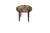 1970s Danish Round Stool in Mustard Yellow and Black, 1960s For Sale - Image 5 of 8