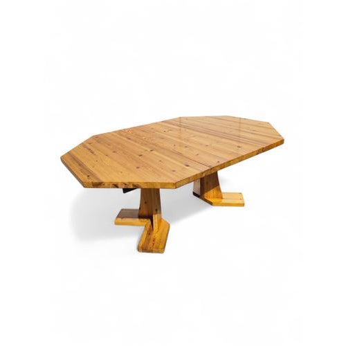 Danish Octogonal Dining Table, 1970s For Sale - Image 4 of 6