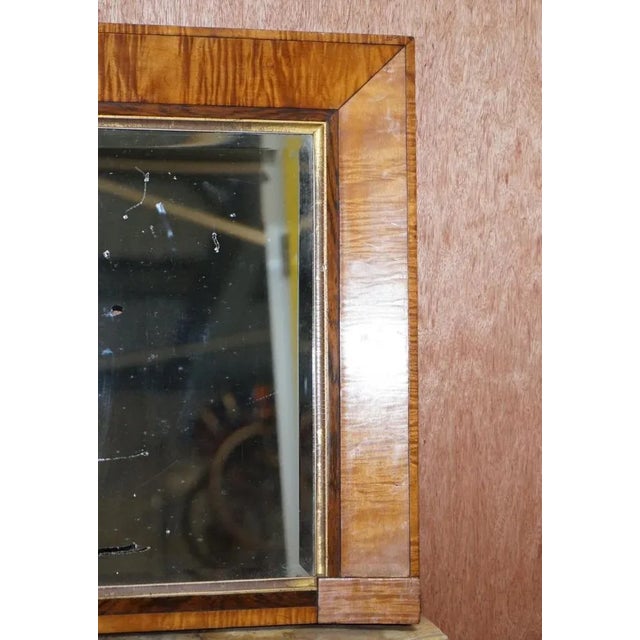 Victorian Maple Framed Wall Mirror For Sale - Image 3 of 15