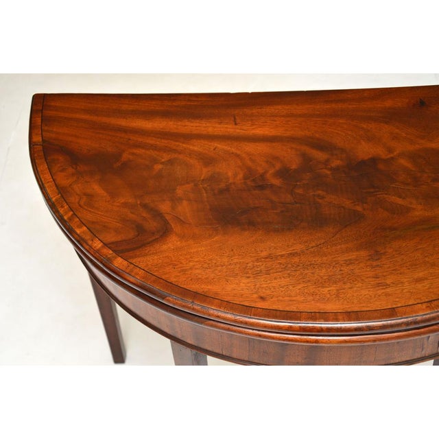 Antique George III Card Table, 1790s For Sale - Image 10 of 14