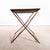 1950s Vintage French Rectangular Metal Folding Dining Table, 1950s For Sale - Image 5 of 7