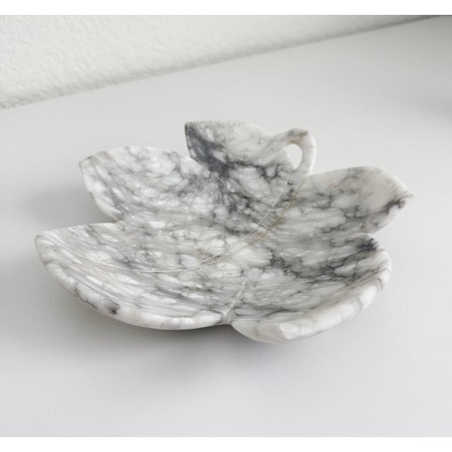 1950s Italian Alabaster Leaf Bowl For Sale - Image 11 of 12
