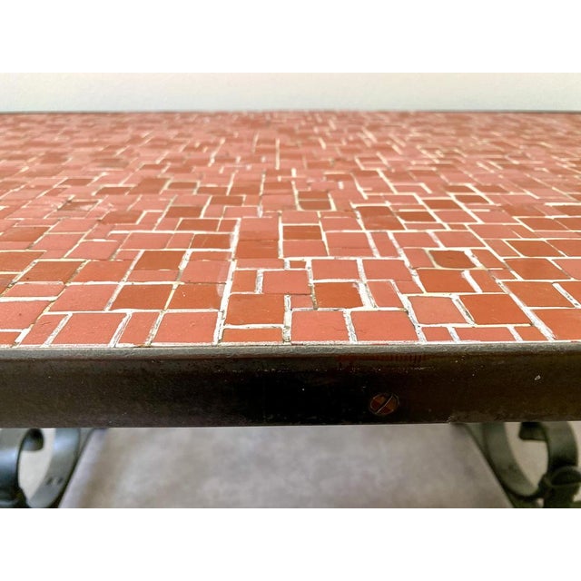 Side Table with Tiled Top, 1970s For Sale - Image 4 of 7