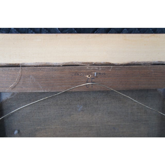 Late 20th Century Fabrice De Villeneuve Trompe l'Oeuil China Cupboard Still Life Oil Painting 19" For Sale - Image 12 of 12