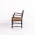 Antique Oak Armchair with Upholstery and Cane, 1920s For Sale - Image 3 of 10
