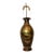 Huge Handmade Antique Hand Painted Lacquered French Electric Table Lamp Vase For Sale