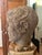 Antique Carved Stone Head of a Roman Youth, Grand Tour Style Sculptural Fragment on Marble Plinth, 19th Century For Sale In New York - Image 6 of 10