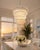 Italian Murano Glass Palmette Leaves Chandelier, 1980s For Sale - Image 4 of 18