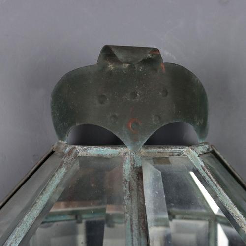 Italian Wall Lamp in Metal and Glass For Sale - Image 3 of 10