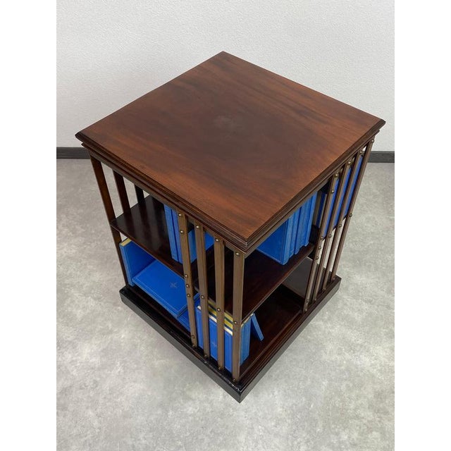 1930s Small Revolver Bookcase, 1930s For Sale - Image 5 of 10