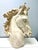 Ivory Vintage Plaster Horse Head Sculpture For Sale - Image 8 of 8