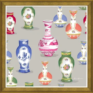 Meissen By Dana Gibson, Framed Art Print