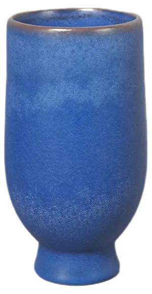 Blue Ceramic Vase by Glatzle for Karlsruher Majolika, 1956
