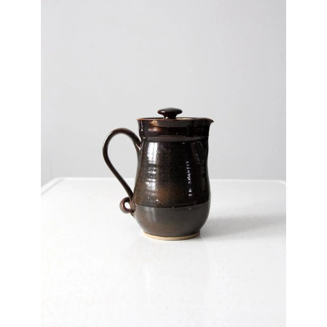1970s Studio Pottery Pitcher For Sale - Image 11 of 11