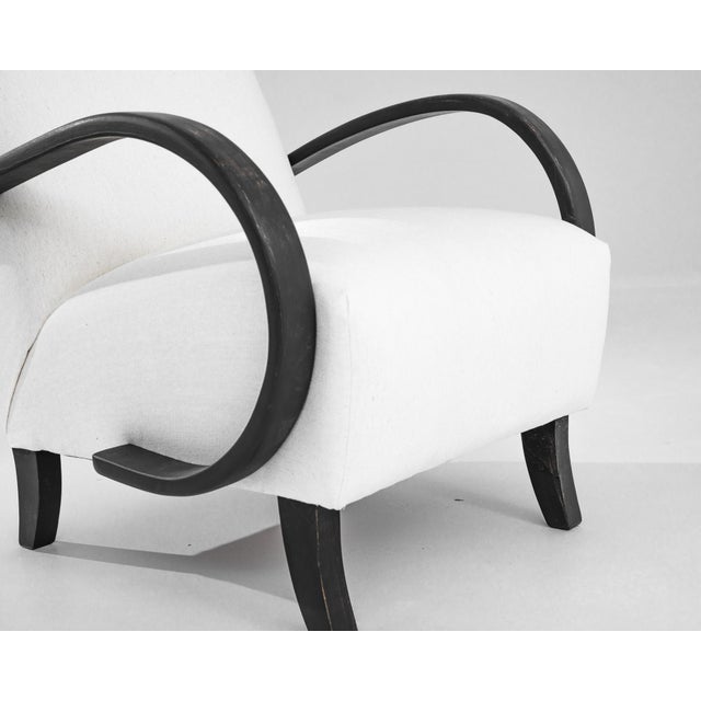 1930s 1930s Czech Wooden Armchair by J. Halabala For Sale - Image 5 of 5