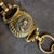 A 1990s Costume Jewelry Gilt Metal Coin Bracelet in the Manner of Bulgari For Sale - Image 9 of 10