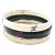 Chanel Gold Ivory Black Love Arrow CC Bracelet Bangle For Sale