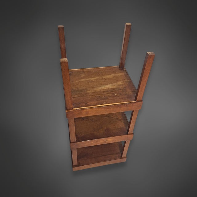 Biedermeier Tiered Serving Tray in Wild Cherry Wood, Germany, 1825 For Sale - Image 5 of 9
