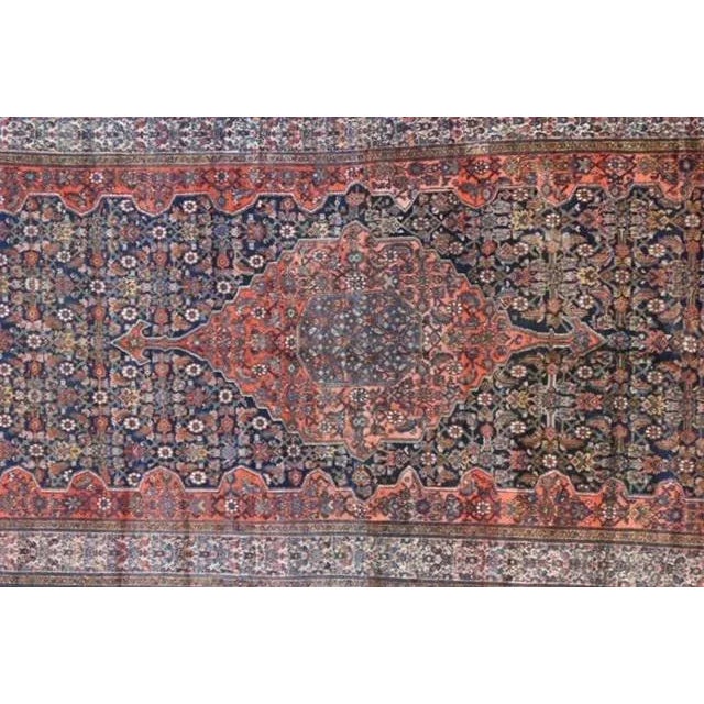 1900 - 1909 1900s Persian Bibikabad 6'5" X 16'1" For Sale - Image 5 of 13
