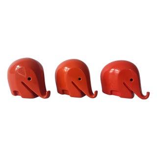 Mid-Century Elephant Money Boxes by Luigi Colani for Drumbo, 1970s, Set of 3 For Sale