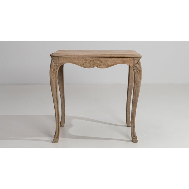 Early 20th Century Louis XV Side Table In Oak For Sale - Image 11 of 13