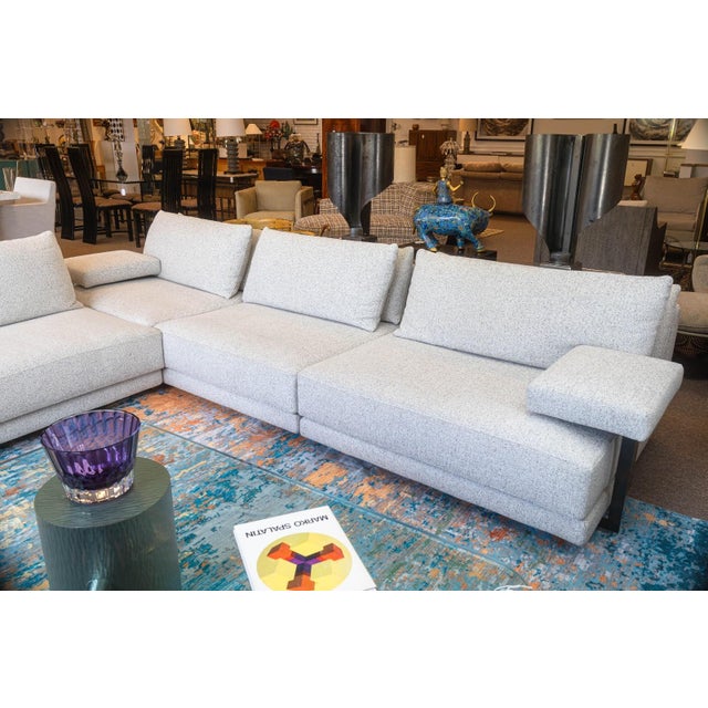 Jean-Marie Massaud for Poliform Bristol Modular 3pc Contemporary Sofa Sectional For Sale - Image 10 of 17