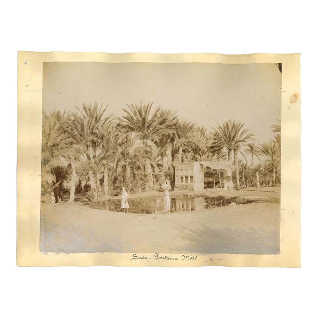 Unknown, Ancient Views of Suez, Albumen Print, 1880s/90s, Set of 2 For Sale