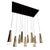 Gold Meteoriti Di Metallo Light in Aluminum and Acrylic by Jago For Sale - Image 10 of 10