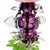 Art Nouveau Style Crystal Floral Floor Lamps, Set of 2 For Sale - Image 9 of 12