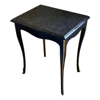 19th C. French Regency Marble Top Accent Table For Sale