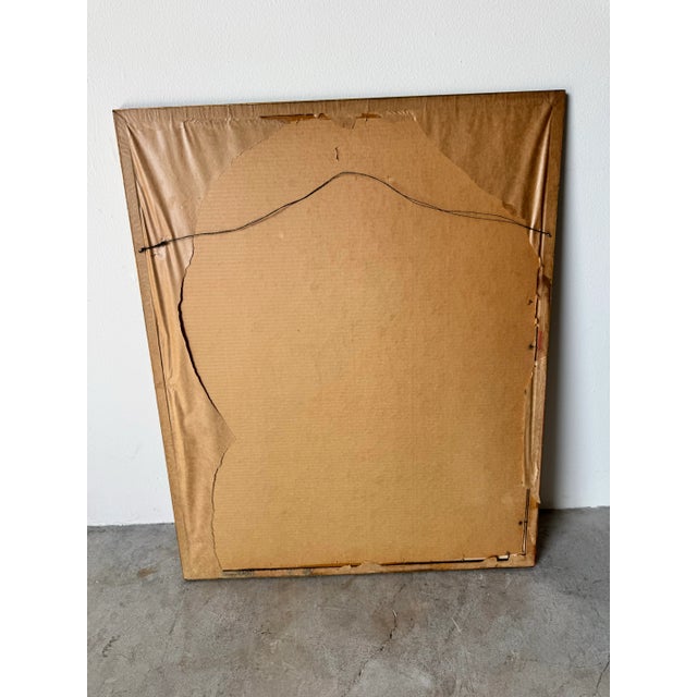 1966 Vintage Abstract Watercolor on Paper Painting, Framed For Sale - Image 12 of 12