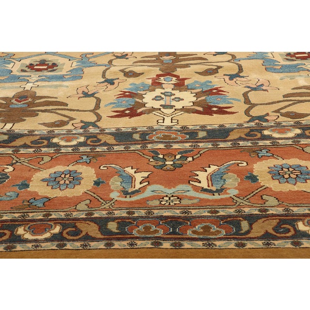Late 20th Century Vintage Persian Sultanabad Rug - 16'04 X 17'08 For Sale - Image 5 of 9