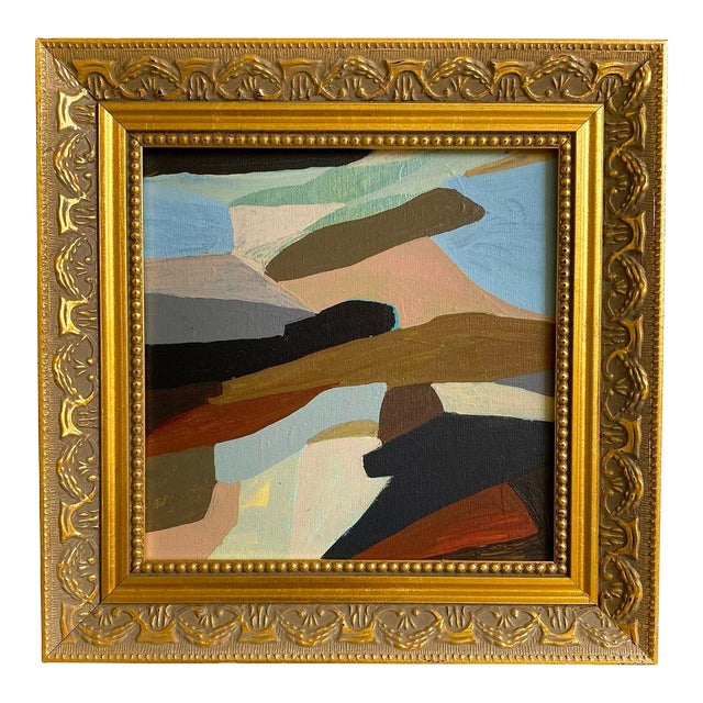 "Back and Forth" 2026 Painting by Jessalin Beutler in Vintage Frame For Sale