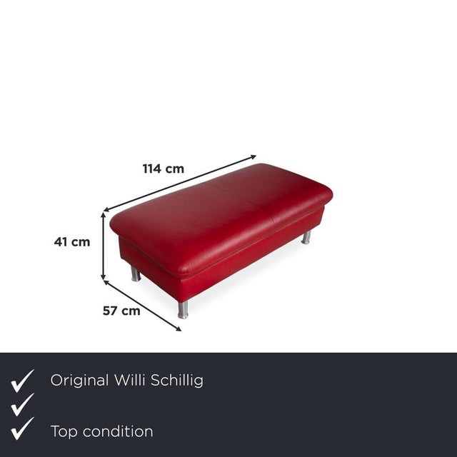 A truly exceptional comfort boost for your living room: The Loop ottoman by Willi Schillig impresses with its timeless,...