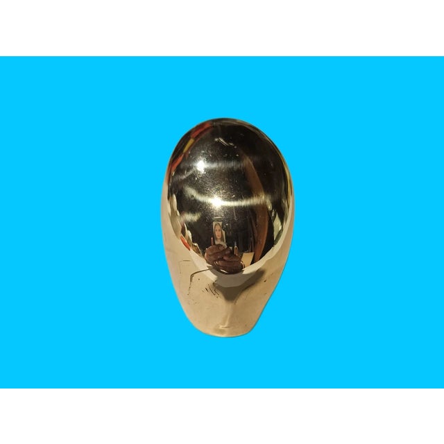 Vintage Brass Paperweight Elephant by Luigi Colani, 1983 For Sale - Image 3 of 6
