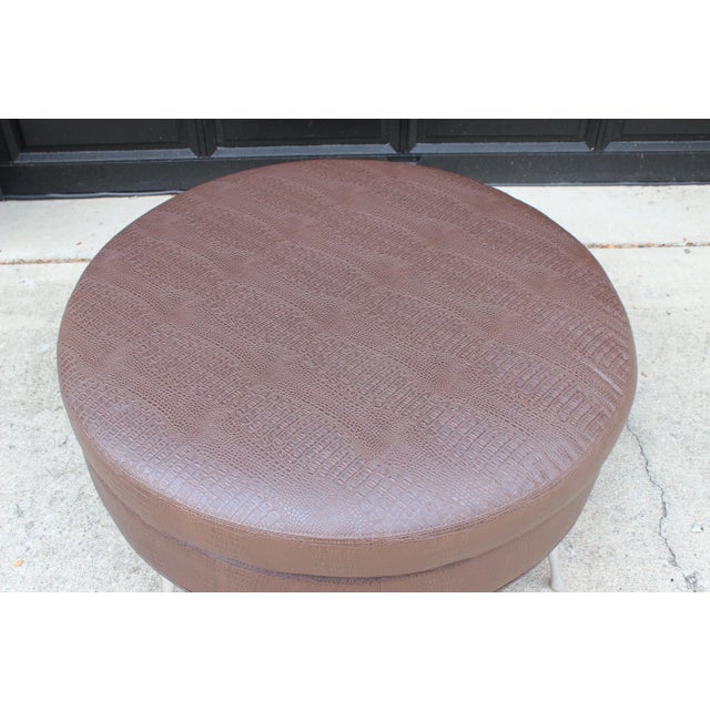 A timeless vintage piece. So simple and clean, with wonderful texture from the crocodile leather that is vegan. It is soft...