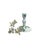 Handpainted Apponyi Green 7915 Double Candleholder from Herend, Hungary, 1960s For Sale - Image 4 of 10