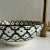 Handcrafted Ceramic Green Vessel Sink Basin, Brass Drain For Sale - Image 6 of 9