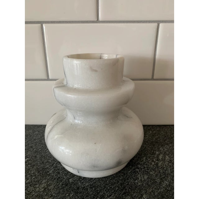 Vintage Mid 19th Century Marble Candle Holder For Sale In New York - Image 6 of 6