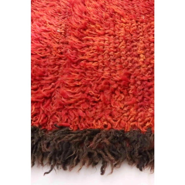 Mid-Century Modern Moroccan Beni M'Guild Rug - 5'11" X 14'1" Ft For Sale - Image 3 of 6