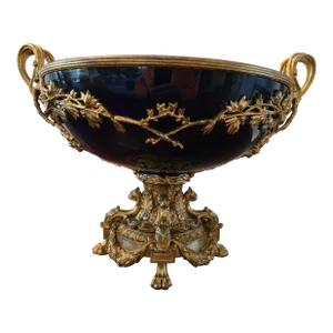 Antique Sevres Style Bronze Figural Centerpiece