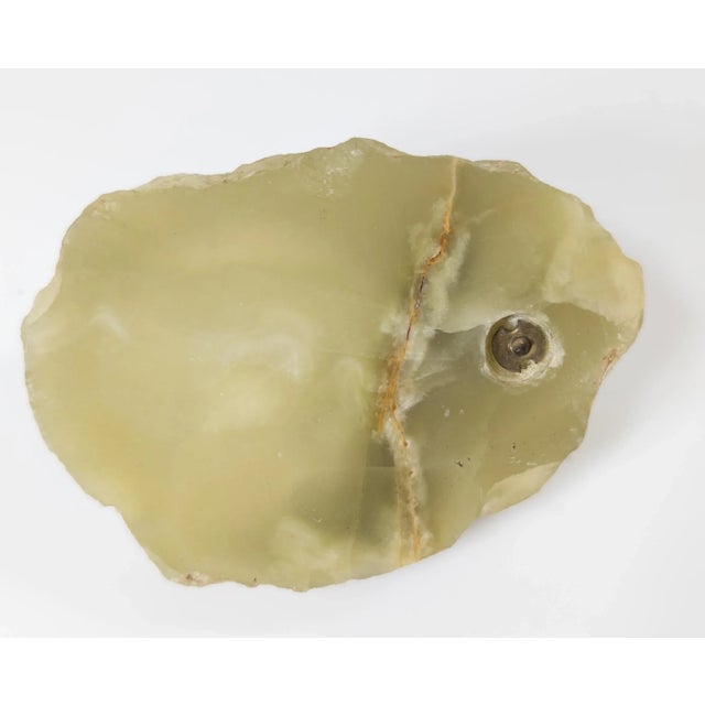 Early 20th Century Art Deco Style Onyx Stone Ashtray With Brass Scotty Dog For Sale - Image 9 of 9