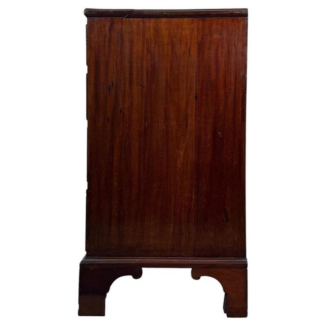 18th Century English Mahogany Chest of Drawers with Satinwood Inlay For Sale - Image 11 of 12