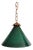 Art Deco Conical Green Opaline Pendant Light, 1920s-1930s For Sale
