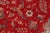 Shabby Chic Medallion 1990's Pak-Persian Red/Ivory Wool Rug - 6'2'' X 9'3'' For Sale - Image 4 of 9