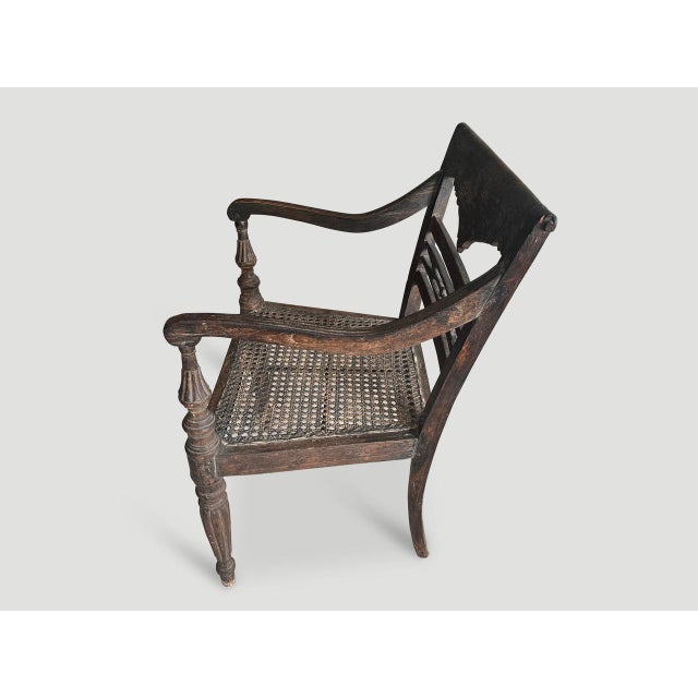 Rare Antique Raffles Arm Chair For Sale - Image 16 of 18